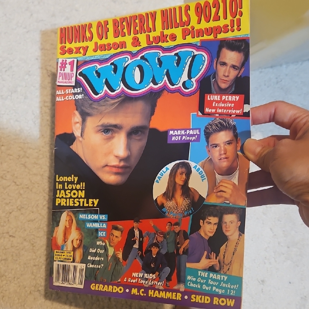 WOW! Magazine with Jason Priestley Cover